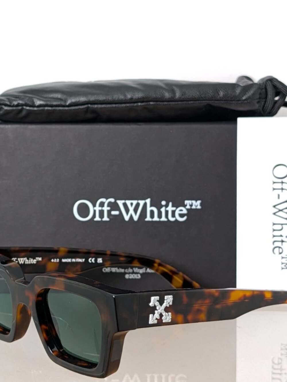 NEW Authentic OFF WHITE Sunglasses VIRGIL Frame 50mm